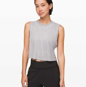 Lululemon Broken Beats Cropped Tank